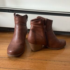 BareTraps Chestnut Ankle Booties